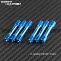 Trọng lượng nhẹ Anodized Hex tròn đệm lót bằng thép tròn